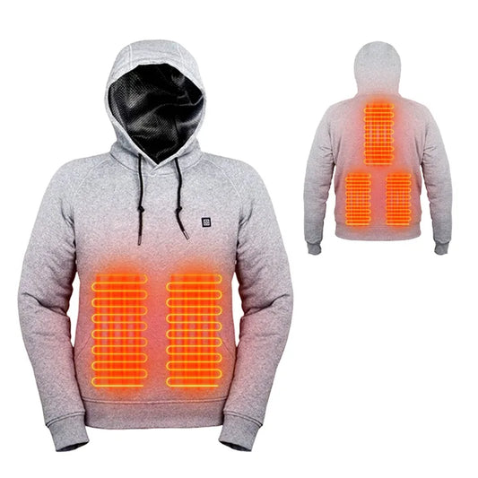 Smart värmande Hoodie med powerbank anslutning