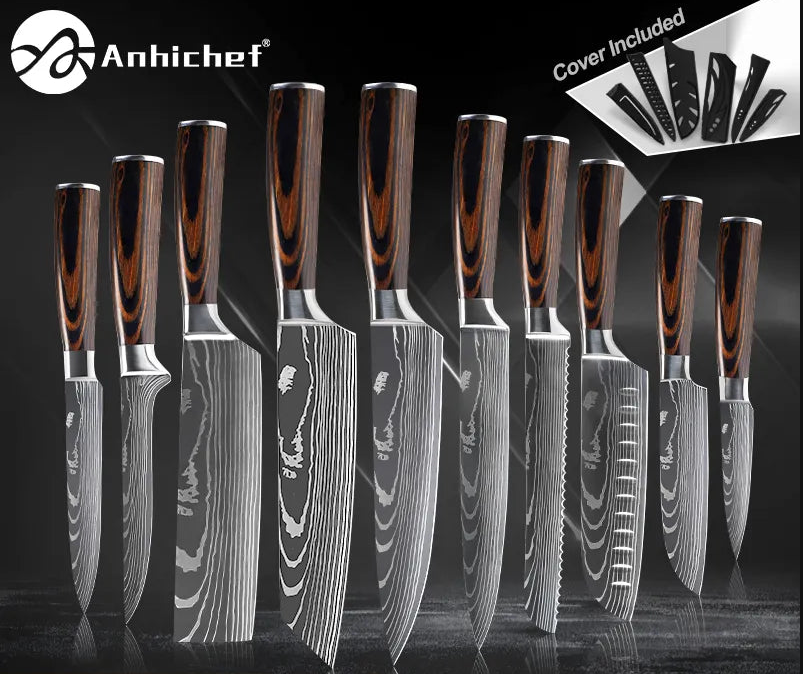 Stiligt kniv-set